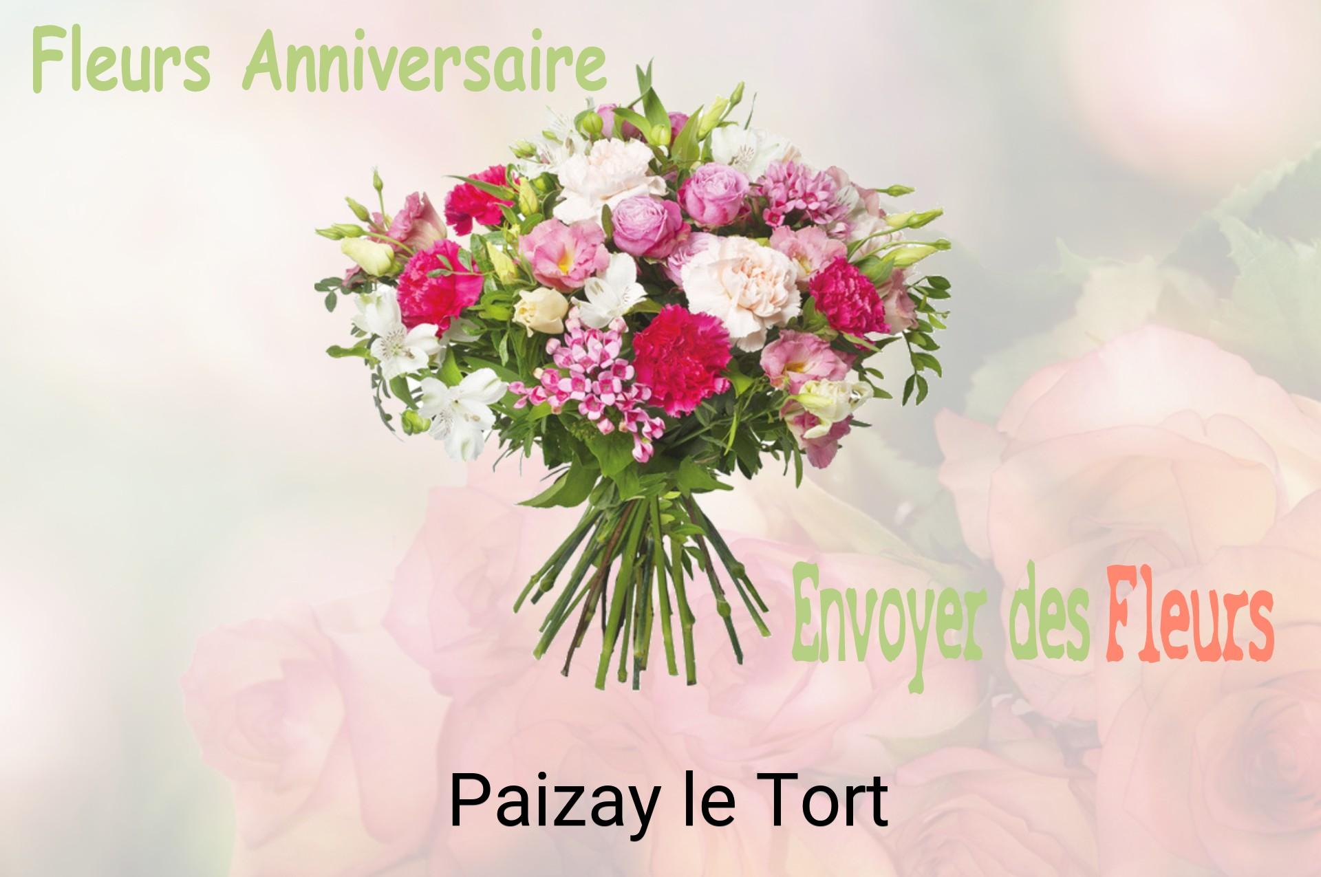 Bouquet de fleurs d’anniversaire livré à Paizay-le-Tort