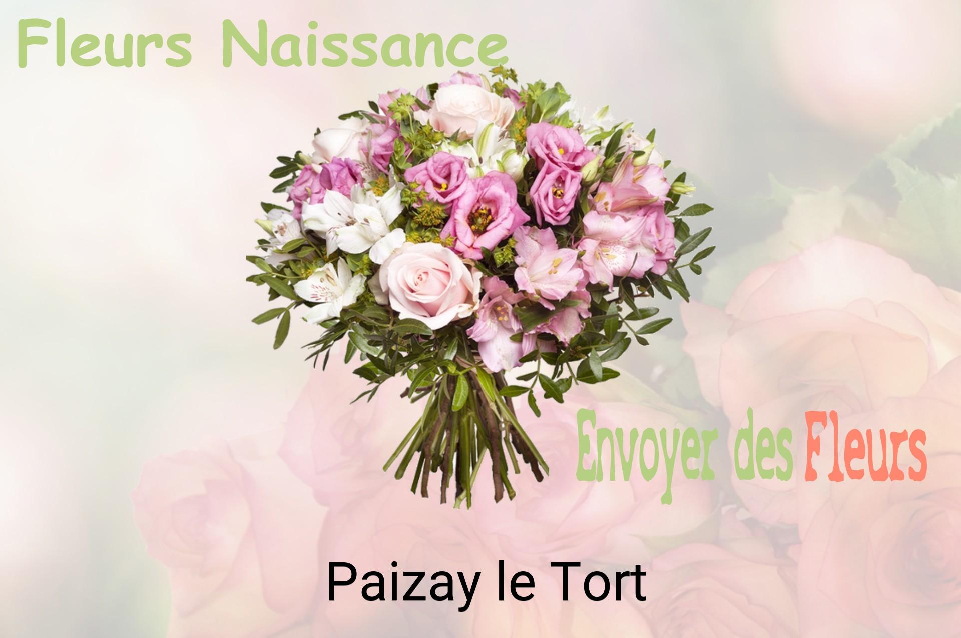 Bouquet de fleurs de naissance livré à Paizay-le-Tort